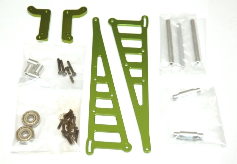 STRC STC71071G Aluminio VERDE Wheelie Bar Kit Asociado DR10 Foto 1 de 1