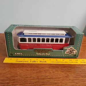 Vintage 1994 Ertl Anheuser Busch Trolley Car Bank 1/43 - Picture 1 of 9