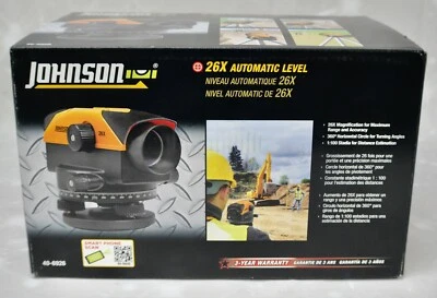New Sealed Johnson 26X Automatic Level (40-6926) - Image 1 of 4