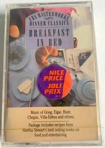 CBS MASTERWORKS:DINNER CLASSICS:BREAKFAST IN BED-CASSETE TAPE FACTORY SEALED (CL - Picture 1 of 2
