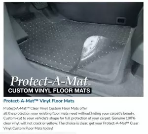 Front Row 2 Clear Protect-A-Mat Custom Floor Mats for Jetta Passat - Made in USA - Picture 1 of 24