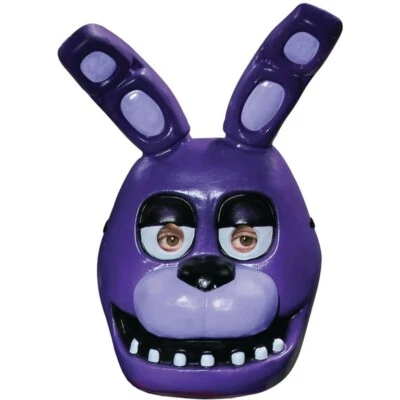 Five Nights At Freddy's Bonnie 1/2 Mask Adult PVC Mask FNAF Horror Game Cosplay - Image 1 of 2