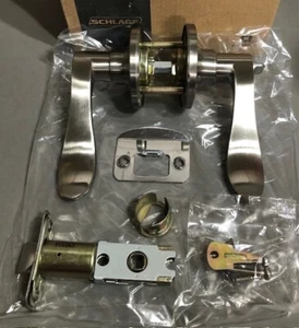 Schlage - Sichtschutzschloss - J40 SEV 619 16-254 - Silber gebürstet - NEU - Bild 1 von 2