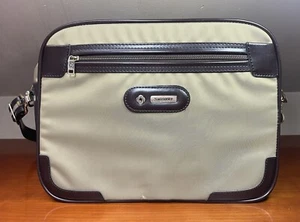 Samsonite Laptop Shoulder Bag Travel Bag Three Zipped Pockets 40cm X 30cm X 17cm - Picture 1 of 14