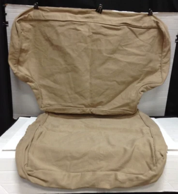 UNA Silla Pottery Barn Basic 2 Brazos SOLO FUNDA DE RESPALDO O ASIENTO Lona Nogal Foto 1 de 4