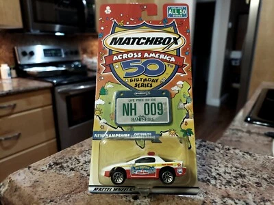  2001 MATCHBOX  NEW HAMPSHIRE " CHEVROLET CAMERO " ( ACROSS AMERICA ) STATE TAGS - Image 1 of 2