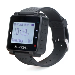 Retekess T128 Restaurant Wireless Pager Calling System Waiter Watch Cafe Club US - Picture 1 of 12