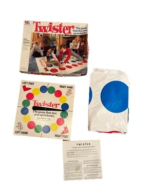 Vintage 1986 TWISTER Milton Bradley 4645 Board Game - Image 1 of 4