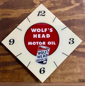 15" Wolf's Head Diamond Glass Replacement Clock Face for Pam Clock FREE SHIP - Picture 1 of 1