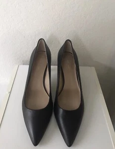 Women’s Essex Lane Demy Upper Leather Black Heel Size 9.5 - Preowned - Picture 1 of 8
