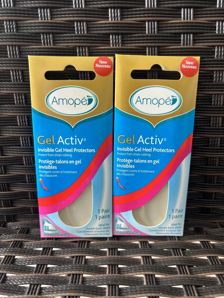 2 protectores de talón Amope Gel Activ para proteger contra el roce de zapatos Foto 1 de 2