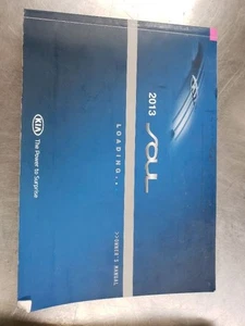 SOUL      2013 Owners Manual 683832 - Picture 1 of 11