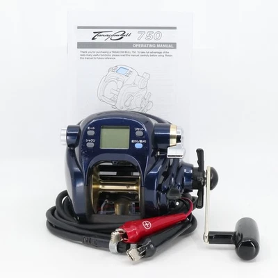 Mulinello elettrico Daiwa Tanacom Bull 750 Auto Jigging con manuale EN e cavo... - Immagine 1 di 4
