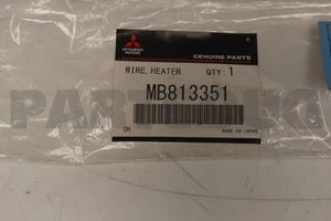 MB813351 Genuine Mitsubishi WIRE,HEATER CONTROL EQUIP - Picture 1 of 5
