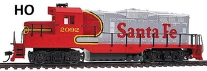 HO Santa Fe GP9M Locomotive #2092 Warbonnet- Standard DC - #931-113 - Picture 1 of 2