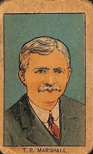 W545, World War I Leaders, Scenes, Insignia, 1920's, #2 TR Marshall - Picture 1 of 2