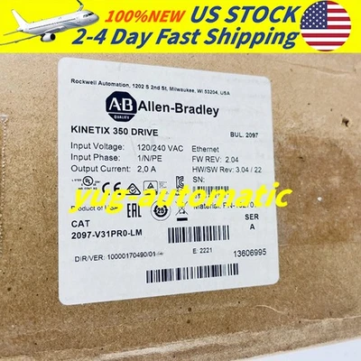 AB-OTHER NEW ALLEN BRADLEY 2097-V31PR0-LM KINETIX 350 SERVO DRIVE SER. A 2097V31PR0LM