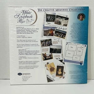 The Creative Memories Collection 12 x 12 weiße Sammelalbum Seiten Nachfüllpackung RCM-12S - Bild 1 von 4