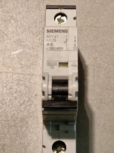 2xSiemens 5SY41 MCB A6#11 - Imagen 1 de 5