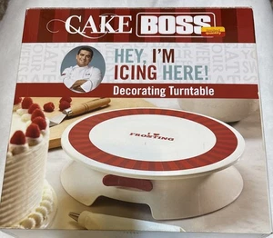 Cake Boss Kuchendekoration Drehteller erhöhter drehbarer Ständer Dessert Wilton Neu im Karton - Bild 1 von 6