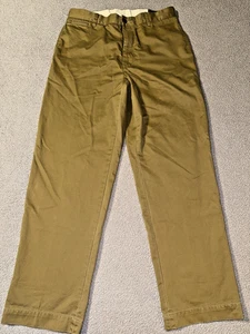CC Filson Co braun Chino khaki vorne flach Hose Herren Größe 35 x 32 100 % Baumwolle - Bild 1 von 12