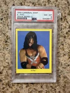 1999 Cardinal WWF X-PAC Trivia series 2 PSA 8 NM-MT - Picture 1 of 1