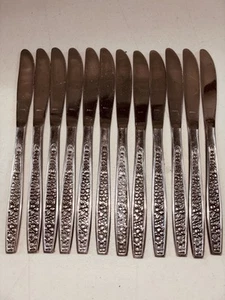 Vtg Pageant Harvest Stainless Flatware Silverware 12 Pieces Japan Knives - Picture 1 of 7