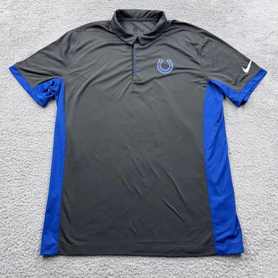 Indianapolis Colts Nike Polo Hombre Grande Gris Equipo Ropa Rendimiento Foto 1 de 4