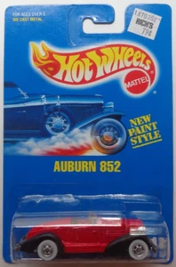 1992 Hot Wheels Auburn 852 Col. #215 (New Paint Style Card) - Picture 1 of 2