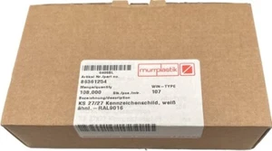 ca. 100 Stück Murrplastik Kennzeichenschild KS 27/27 86361254 - Picture 1 of 1