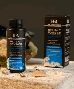 black red Hair Styling Texture Powder With Sea Salt 20gr - Picture 1 of 3