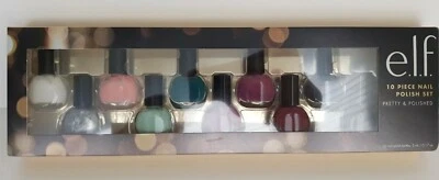 ELF Juego de 10 Esmaltes de Uñas Bonitos y Pulidos, 5ml Cada uno Nuevo En Caja Foto 1 de 4