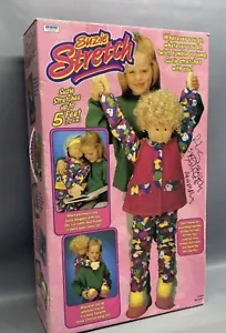 VNT 1995 Suzie Stretch Irwin Toys Double Face Sleep Awake Doll 48" 90’s W/Box - Bild 1 von 7