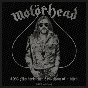 Motorhead '49% Motherf**ker' (Black) Patch - NEU & OFFIZIELL! - Bild 1 von 1