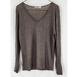 T Alexander Wang Silk Wool Blend Long Sleeve V-Neck Sweater XS - Picture 1 of 4