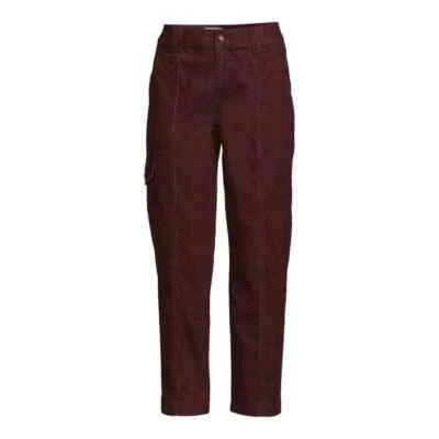 TIME AND TRU - VARIOUS SIZES - Corduroy Rustic Red Utility Pants-27" Inseam-NEW! - Image 1 of 4