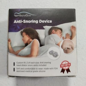 Snore Care set of 4 Nose Vents to ease breathing Anti-Snoring no side effects - Picture 1 of 6
