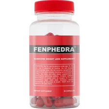 Fenphedra (60 Caps) - Best Diet Pills for Hardcore Fat Loss & Faster Metabolism