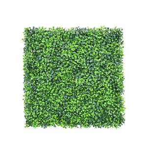 20" Artificial Faux Boxwood Leaf Ivy Mats Greenery Home Festival Wall Decor - Picture 1 of 7