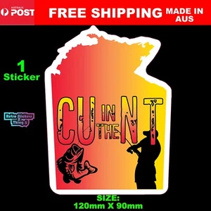 C U IN THE NT Boat Fishing Sticker X 1 Tackle Box Tool Box - Picture 1 of 3