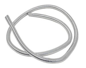 Cable Hose Chrome Cover 7mm x 1m for Yamaha XV XVS 125 250 535 650 900 1100 1300 - Picture 1 of 6