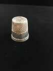 Sterling Silver thimble, hallmarked inside, size 11, Ketcham & McDougall, holes