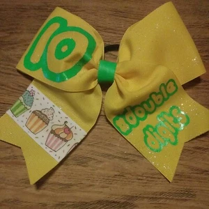 Cupcake birthday 10 #double digits Boutique Cheer School Big Hair Girls 7"  - Picture 1 of 3