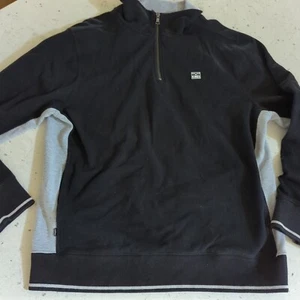 Kimes Ranch Unisex Long Slv 1/4 Zip Sz Large Sweatshirt Black  - Picture 1 of 12