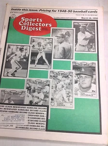 Sports Collector's Digest Magazine Ruben Sierra March 16, 1990 061317nonr - Imagen 1 de 1