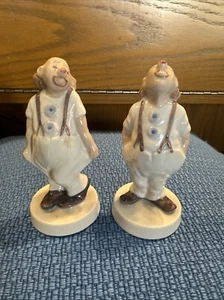 Bing & Grondahl Porcelain Figurine, Happy Clown # 2509 and # 2510 clown looking - Picture 1 of 5