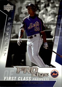 2005 Upper Deck Pro Sigs New York Mets Baseball Card #119 Ambiorix Concepcion RC