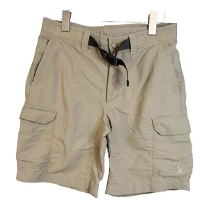 The North Face Khaki Belted Cargo Nylon Hiking Outdoors. EUC. Mens 30 - Picture 1 of 12
