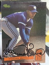 1994 Classic Cream of the Crop #C6 Howard Battle Auto Signed