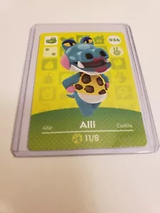 Alli # 036 36 Animal Crossing Amiibo Card Horizons Series 1 MINT NEVER SCANNED! - Picture 1 of 1